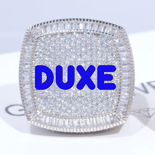 CUSTOM LETTER 3D ICED RING
