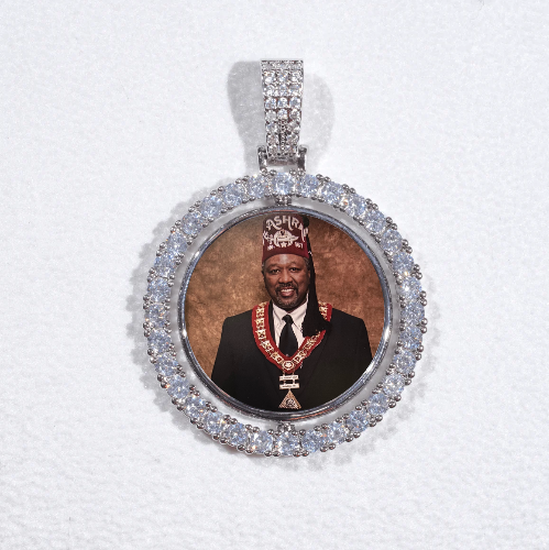 3D Spinning 2-Faced Custom Picture Pendant