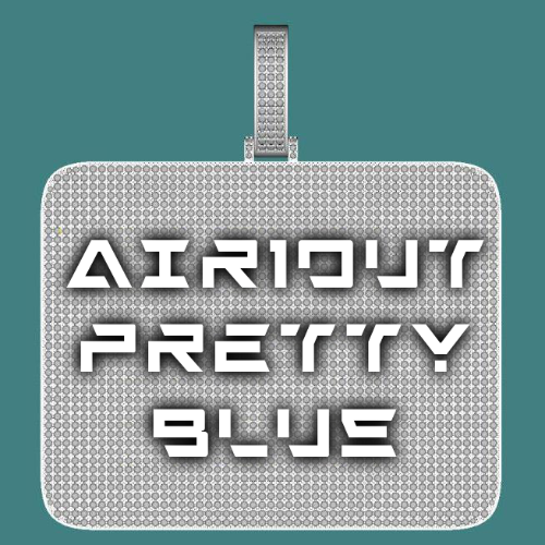 CUSTOM LETTER NECKLACE 3D BIG SQUARE