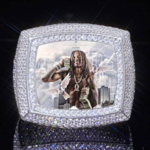 3D CUSTOM PICTURE ICED RING