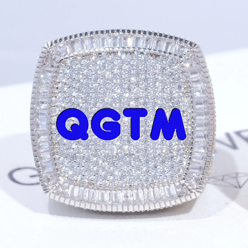 CUSTOM LETTER 3D ICED RING