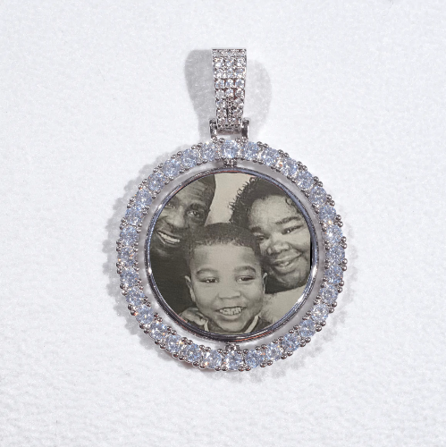 3D Spinning 2-Faced Custom Picture Pendant