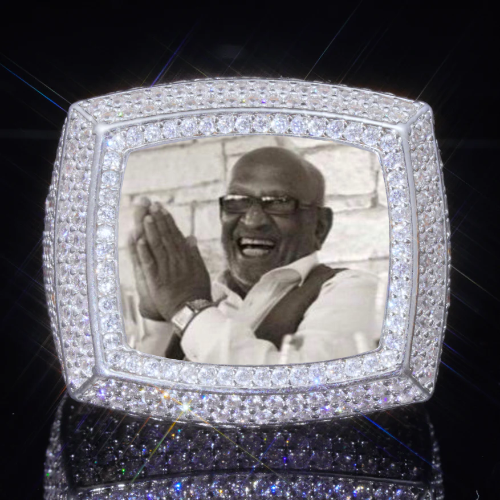 3D CUSTOM PICTURE ICED RING