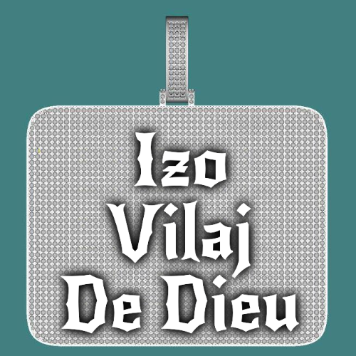 CUSTOM LETTER NECKLACE 3D BIG SQUARE