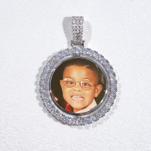 3D Spinning 2-Faced Custom Picture Pendant