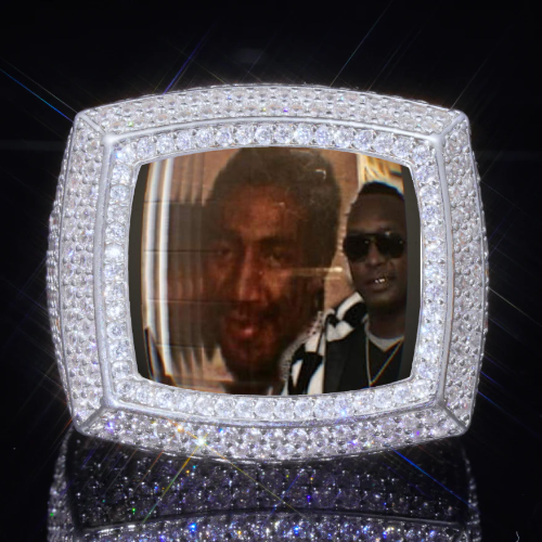 3D CUSTOM PICTURE ICED RING
