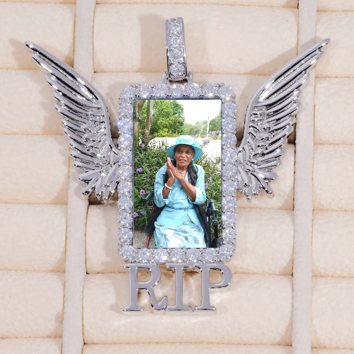 RIP WING 3D CUSTOM PICTURE PENDANT
