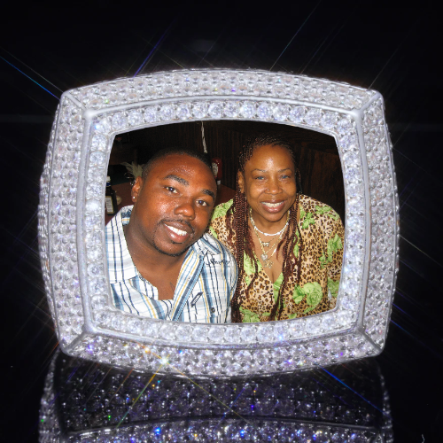 3D CUSTOM PICTURE ICED RING