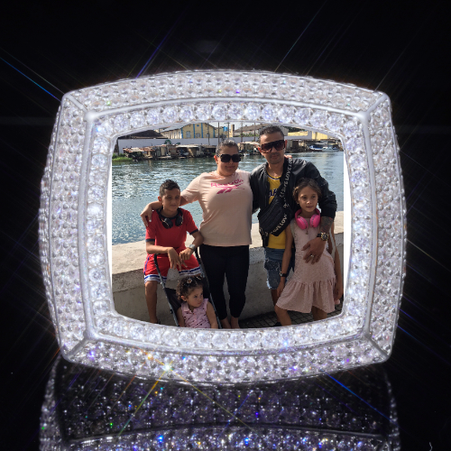 3D CUSTOM PICTURE ICED RING