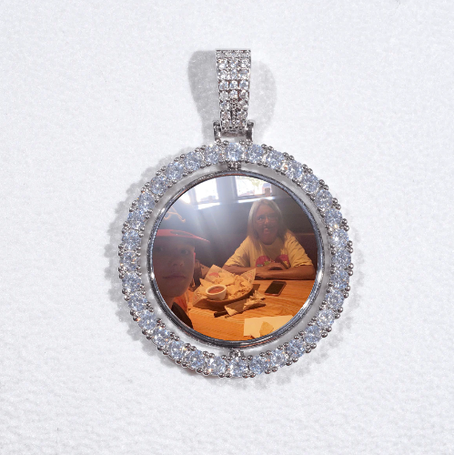 3D Spinning 2-Faced Custom Picture Pendant