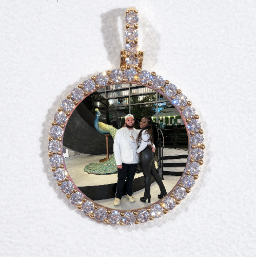 3D CIRCLE CUSTOM PICTURE PENDANT SMALL SIZE