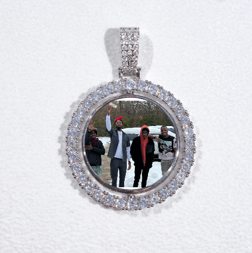 3D Spinning 2-Faced Custom Picture Pendant