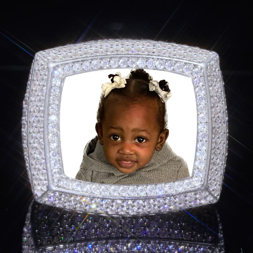3D CUSTOM PICTURE ICED RING