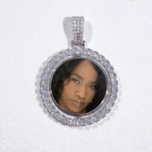 3D Spinning 2-Faced Custom Picture Pendant