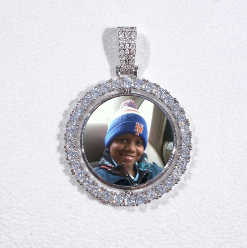 3D Spinning 2-Faced Custom Picture Pendant