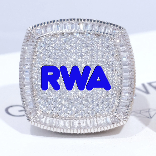CUSTOM LETTER 3D ICED RING