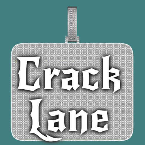 CUSTOM LETTER NECKLACE 3D BIG SQUARE