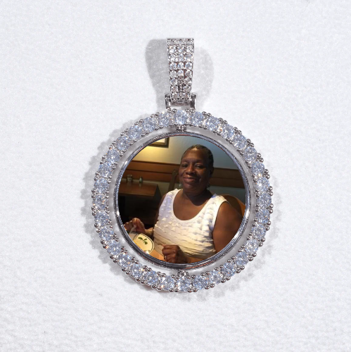 3D Spinning 2-Faced Custom Picture Pendant