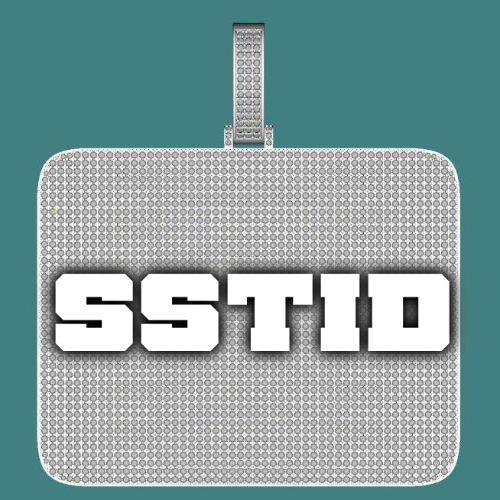 CUSTOM LETTER NECKLACE 3D BIG SQUARE