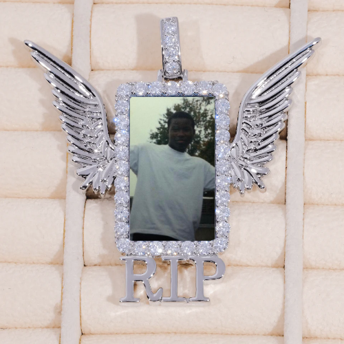 RIP WING 3D CUSTOM PICTURE PENDANT