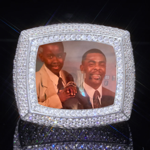 3D CUSTOM PICTURE ICED RING