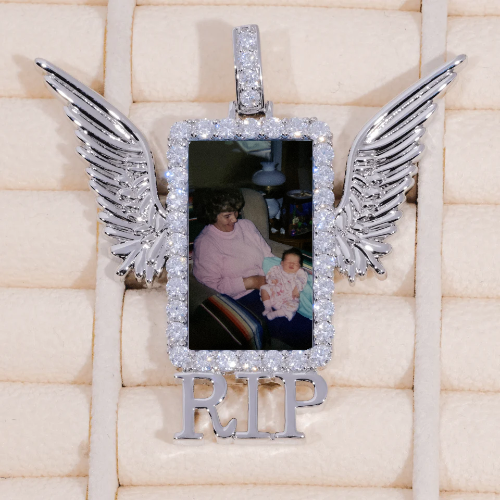 RIP WING 3D CUSTOM PICTURE PENDANT