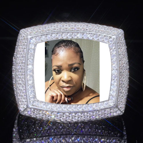 3D CUSTOM PICTURE ICED RING