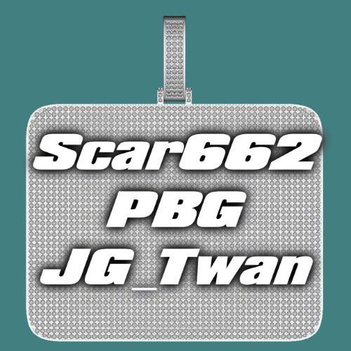 CUSTOM LETTER NECKLACE 3D BIG SQUARE