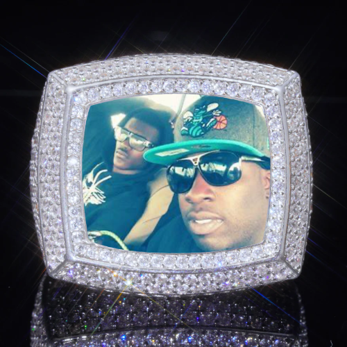 3D CUSTOM PICTURE ICED RING