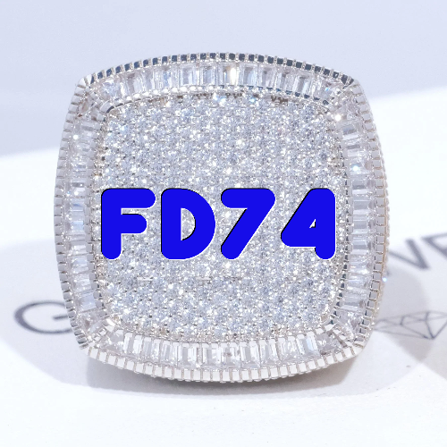 CUSTOM LETTER 3D ICED RING