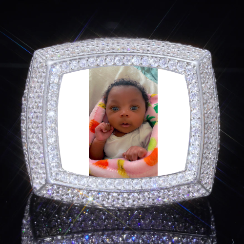 3D CUSTOM PICTURE ICED RING
