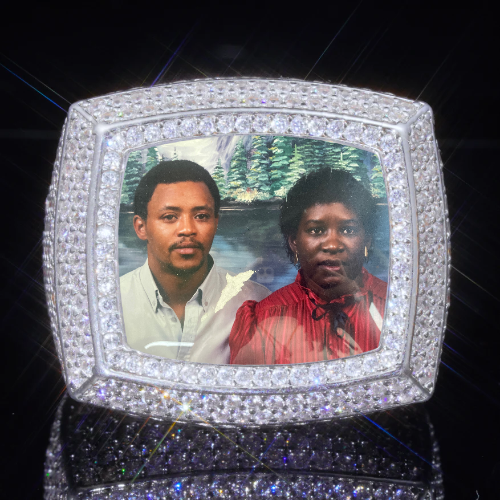 3D CUSTOM PICTURE ICED RING