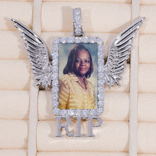 RIP WING 3D CUSTOM PICTURE PENDANT
