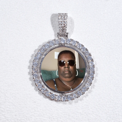 3D Spinning 2-Faced Custom Picture Pendant