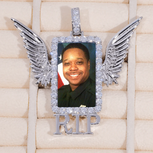 RIP WING 3D CUSTOM PICTURE PENDANT