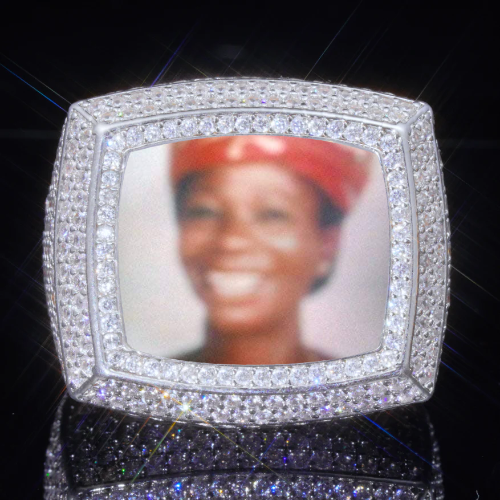 3D CUSTOM PICTURE ICED RING