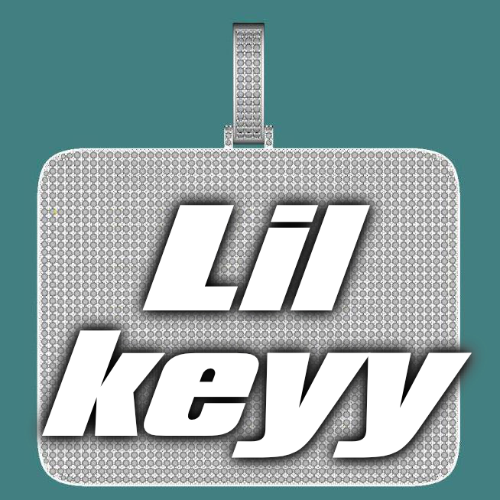 CUSTOM LETTER NECKLACE 3D BIG SQUARE