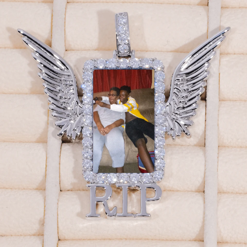 RIP WING 3D CUSTOM PICTURE PENDANT