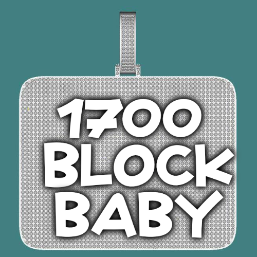 CUSTOM LETTER NECKLACE 3D BIG SQUARE
