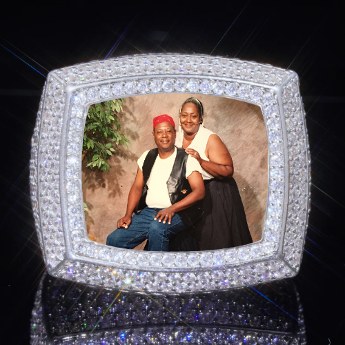 3D CUSTOM PICTURE ICED RING