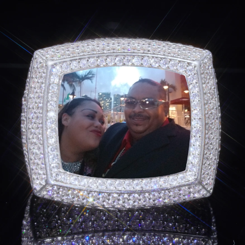 3D CUSTOM PICTURE ICED RING