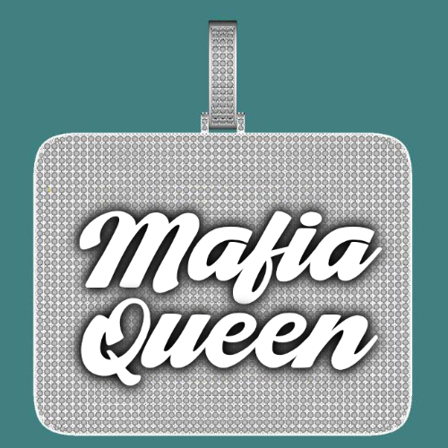 CUSTOM LETTER NECKLACE 3D BIG SQUARE