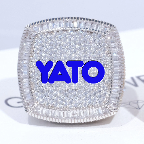 CUSTOM LETTER 3D ICED RING
