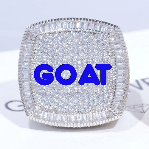 CUSTOM LETTER 3D ICED RING