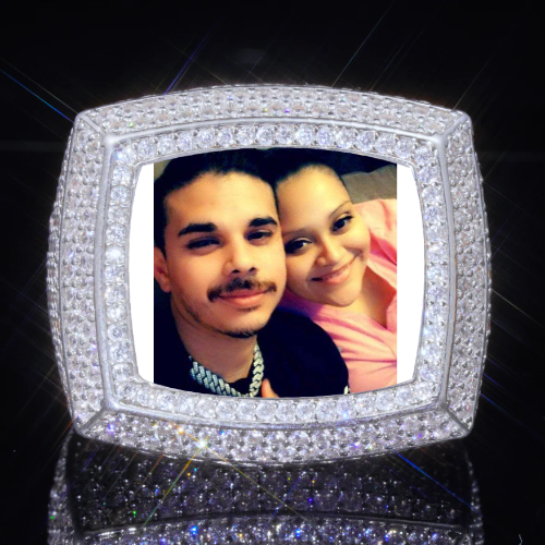 3D CUSTOM PICTURE ICED RING