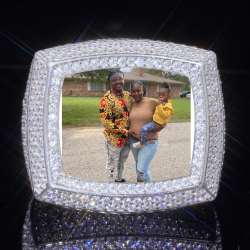 3D CUSTOM PICTURE ICED RING