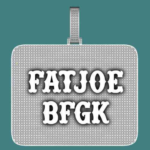 CUSTOM LETTER NECKLACE 3D BIG SQUARE