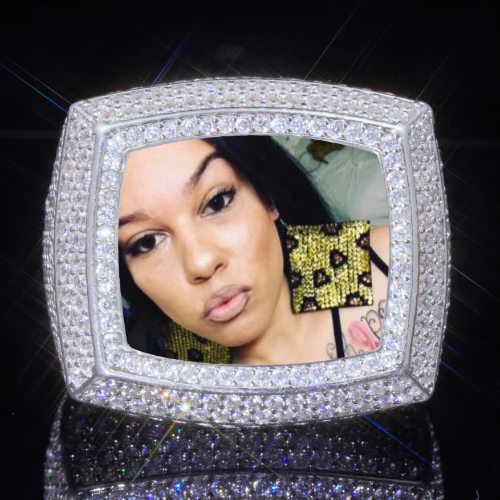 3D CUSTOM PICTURE ICED RING
