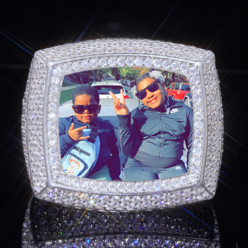 3D CUSTOM PICTURE ICED RING
