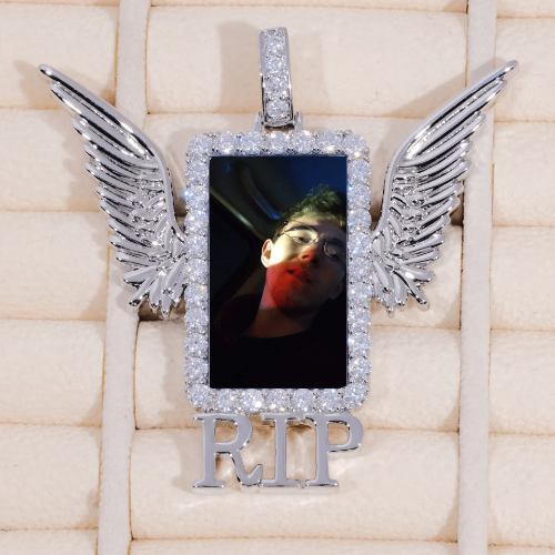 RIP WING 3D CUSTOM PICTURE PENDANT